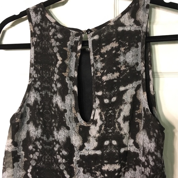 NWT H&M asymmetrical Flowy grunge style tank Sz 4 - Picture 3 of 5